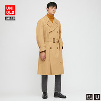 优衣库 男装 风衣(外套) 431339 UNIQLO(165/84A/S、08 深灰色)
