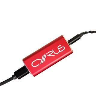 英国Cyrus 赛乐士 Soundkey 解码耳放一体机 苹果安卓解码器耳放（红色）