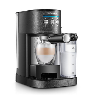 英国摩飞全自动意式咖啡机胶囊机花式一体机器家用小型办公室商用（黑色）