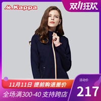 掌柜推荐Kappa卡帕女款卫衣运动服休闲运动服秋冬新款|K0762MK05(S(成人)、暗红色-557)