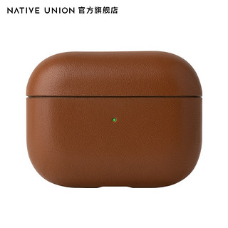 Native Union苹果无线蓝牙AirPodsPro耳机皮革牛皮全包保护套（黑色）