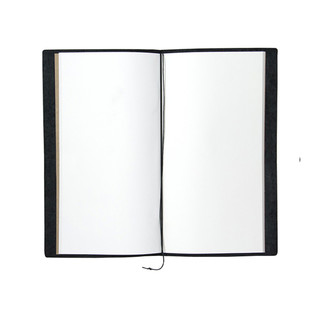 MIDORI 日本midori旅行者手账本Traveler's Notebook手帐笔记MD纸TN手账本内芯配件笔夹横线方格本时间管理旅游记录（护照款笔记本-蓝色）