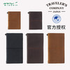 MIDORI 日本midori旅行者手账本Traveler's Notebook手帐笔记MD纸TN手账本内芯配件笔夹横线方格本时间管理旅游记录（护照款笔记本-蓝色）