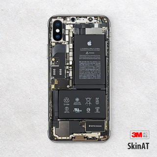 SkinAT苹果手机贴膜iPhone 12 Pro保护背膜伪装拆机iPhone 12贴纸（iphone 其他型号、iPhone 6 Plus拆机不包边）