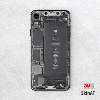SkinAT苹果手机贴膜iPhone 12 Pro保护背膜伪装拆机iPhone 12贴纸（iphone 其他型号、iPhone 6 Plus拆机不包边）