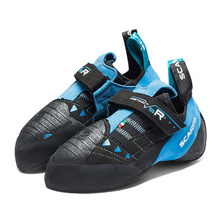 SCARPA/思卡帕 本能VSR攀岩鞋斯卡帕官方抱石鞋男女款 70015-000（39.5、Black/Azure(黑/蓝)）
