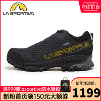 LASPORTIVA 拉思珀蒂瓦Spire GTX防水透气防滑户外徒步登山鞋男女（38、黑色/黄色）