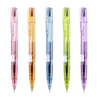 Pentel 派通 自动铅笔 PD105T 透明蓝 0.5mm 单支装+C505 替芯 0.5mm HB 12/盒*3盒+橡皮