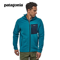 Patagonia巴塔哥尼亚外套男R2® TechFace抓绒夹克保暖软壳衣83730（XL、CSRD）