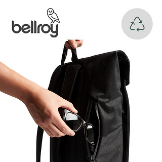 Bellroy澳洲Melbourne Backpack 大容量环保防水电脑双肩背包男女（岩石灰 (18L)）