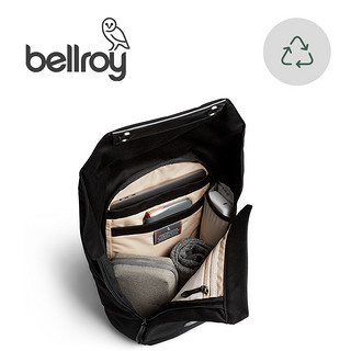 bellroy 澳洲Melbourne Backpack 大容量环保防水电脑双肩背包男女（暖月黄 (18L)）