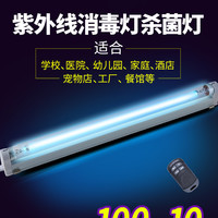 PHILIPS飞利浦紫外线消毒灯家用杀菌灯除螨灯紫外线灯幼儿园消毒灯管(11-15W、15W飞利浦消毒管(适用15平米)+长46厘米支架(配开关线))