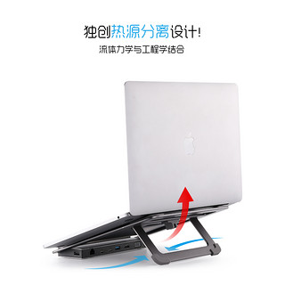 贱驴Type-C桌面千兆网口支架式拓展坞USB-C转VGA/HDMI转换器苹果Macbook华为/小米笔记本电脑投屏扩展坞雷电3（0.1m、12合一）