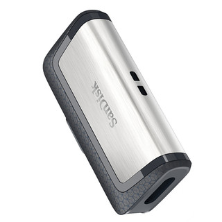  闪迪 Sandisk  至尊高速系列 SDDDC2 USB 3.1 固态U盘 银色 32G Type-C/USB双口+OTG转接头