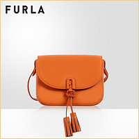 FURLA/芙拉1927 早春士迷你单肩斜挎包流苏女包（裸粉色）