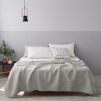 DAPU 大朴 针织提花夏凉被 灰色 200*230cm