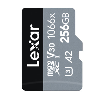 Lexar 雷克沙 1066X Micro-SD存储卡 256GB（UHS-I、V30、U3、A2）