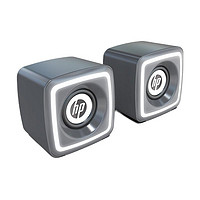 HP 惠普 NS1 2.0声道 家居 多媒体有线音箱 深灰色