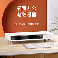 昕科暖风机小型取暖器家用节能省电桌面暖手热风机办公室电暖器（科技款-蔷薇粉）