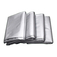 艾尚佳 加厚全遮光窗帘 银色 1.7*1.8m