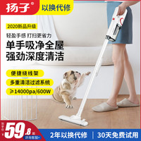 扬子有线吸尘器家用小型静音猫毛除螨大吸力手持式大功率吸尘器(标配款)