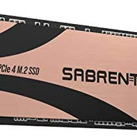 SABRENT 2TB Rocket 4 Plus NVMe 4.0 Gen4 PCIe M.2 内置固态硬盘，优质的性能 R/W 7100/6600MB/s (SB-RKT4P-2TB)