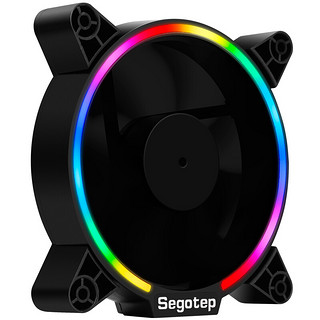 Segotep 鑫谷 光致12 RGB 120mm 机箱散热风扇 单个装