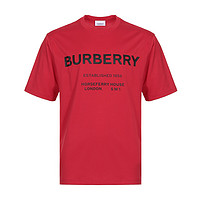 BURBERRY 博柏利 Horseferry系列 男士圆领短袖 80172271 亮红色 S