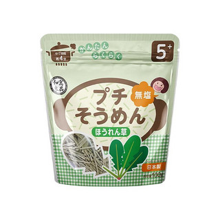 和寓良品 婴幼儿无盐碎面 日版 菠菜味 100g