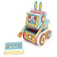 AULDEY 奥迪双钻 STEM科教儿童玩具  拼装遥控机器人欢欢  ZZ910002