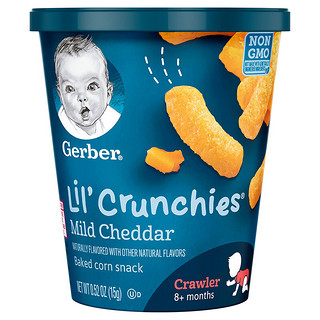 Gerber 嘉宝 手指泡芙 美版 3段 淡切达奶酪味 15g