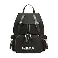 BURBERRY 博柏利 女士尼龙双肩包 80116171 黑色 中号