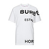 BURBERRY 博柏利 Horseferry系列 女士圆领短袖T恤 80171031 白色 S