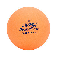DOUBLE FISH 双鱼 展翅V40+ 乒乓球 黄色 一星球 10个装