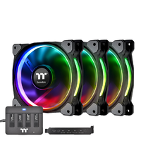 Thermaltake 曜越 Riing Plus H14 RGB 140mm 机箱散热风扇 三个装