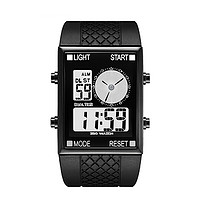 ZGO 正港 756 智能手表 34mm 黑色 黑色橡胶表带( 防水、闹钟）
