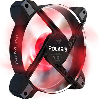 InWin 迎广 POLARISFAN-2PK-RGBM RGB 120mm 机箱散热风扇 2个装