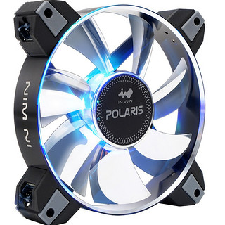 InWin 迎广 POLARISFAN-2PK-RGBM RGB 120mm 机箱散热风扇 2个装