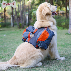 DogLemi doglemi 宠物户外便携自背包 狗狗双袋驮包中大型犬外出旅行包