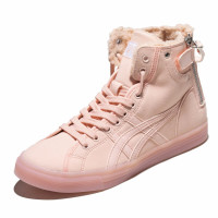 ASICS 亚瑟士 2019秋冬加绒樱花粉高帮休闲鞋女 DOUBLE CLUTCH 1201202A001-700 粉色 38