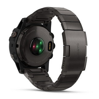 GARMIN 佳明 Fenix5x+ Plus 智能手表 51mm 黑色 黑色金属表带( GPS、心率）