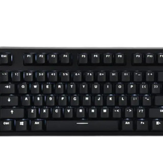 AJAZZ 黑爵 AK535 104键 有线机械键盘 黑色 Cherry茶轴 单光