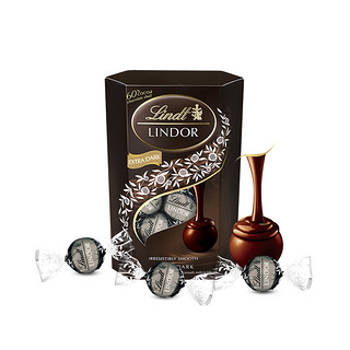 Lindt 瑞士莲 LINDOR软心 特浓黑巧克力 200g 分享装