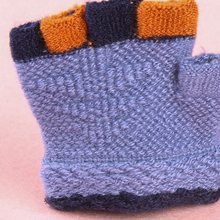 新生儿手套宝宝保暖冬季针织手套半指婴儿手套0-1-2岁男女童手套（0-1周岁、YW-ST010GR）