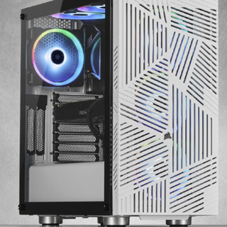 CORSAIR 美商海盗船 275R Airflow ATX机箱 半侧透 白色