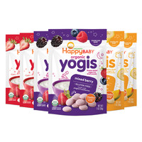 HappyBABY 禧贝 有机酸奶溶豆 美版 综合莓果味+草莓味+香蕉芒果味 28g*6袋