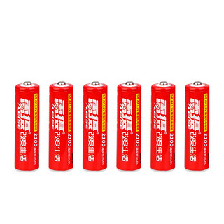 1leise 雷摄 912A 5号镍氢电池 1.2V 2100mAh 6粒装+7号镍氢电池 1.2V 1150mAh 6粒装+四槽充电器 充电套装