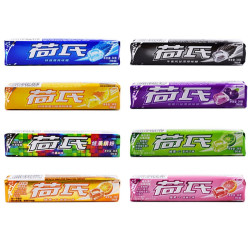 halls荷氏果味维c炫果缤纷薄荷糖12条特强清凉口气清新糖果休闲零食