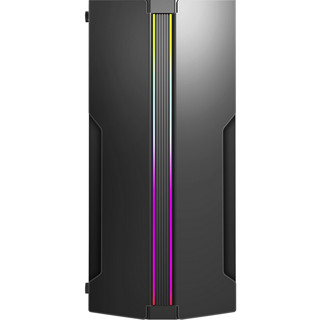 MSI 微星 MAG LAEVATAIN RGB ATX机箱 半侧透 黑色 含电源 650W