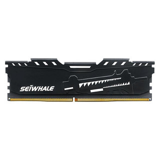 SEIWHALE 枭鲸 电竞版 DDR4 3000MHz 台式机内存 马甲条 黑色 16GB